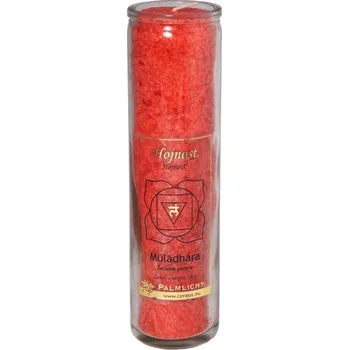 Svíčka Cereus Čakrová svíce Hojnost | velká červená