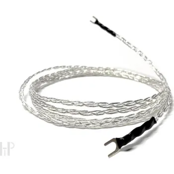 Příslušenství pro gramofon TESLA Ground Wire Silver 1,5m - Zemnící drátek ke gramofonovému přístroji