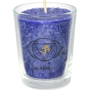 Svíčka Cereus Čakrová svíce Meditace | mini královská modř