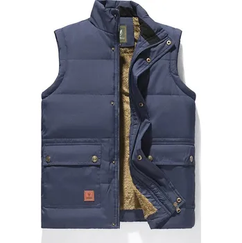 Pánská softshellová bunda Pánská vesta DIMU254 Barva: Tmavě Modrá, Velikost: 2XL