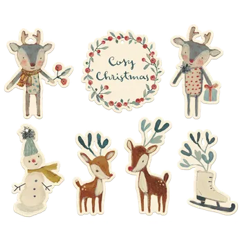 Vánoční dekorace Maileg Vánoční jmenovky Cosy Christmas 14ks