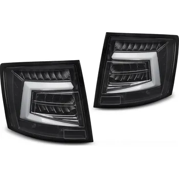 Zadní světlomet TUNING-TEC Zadní světla ŠKODA OCTAVIA III 12-20 combi OEM žárovky, LED BAR černá