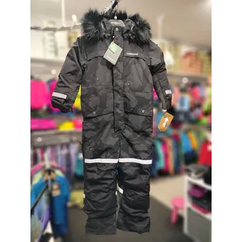 Chlapecká zimní kombinéza ROSTOUCÍ zimní kombinéza Didriksons BJARVEN - černá+reflexní maskáč