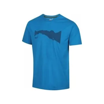 Pánské tričko Inov-8 GRAPHIC TEE "Ridge" M blue S; Modrá triko