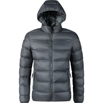 Pánský zimní kabát Pánská zimní bunda ND839 Barva: Šedá, Velikost: 4XL