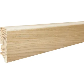 soklová lišta Barlinek Podlahová lišta, dýha dub, lak bělený, dl. 2,20m, v.60 mm, profil P50, P6P01031A