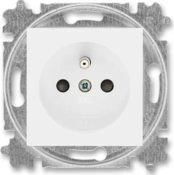 Elektrická zásuvka Kryt zásuvky bezšroubové, Levit (5519H-A02357 03) bílá/bílá ABB ND5519H-A2351 03