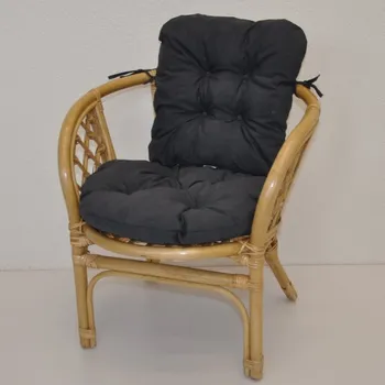 Dětské ratanové křesílko Bahama Tmavě šedý melír