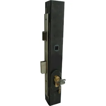 příslušenství k bráně Sada zámek, zámková krabice, vložka, štítek, profil 50x30, rozteč 82mm, FAB