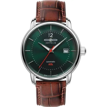 Hodinky Zeppelin 8160-4 Bodensee Automatic Mens Watch 41mm 5ATM