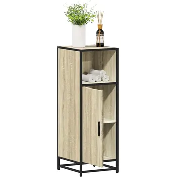 Koupelnový nábytek vidaXL Koupelnová skříňka 35x37,5x100 cm kompozitní dřevo [849239] Barva: dub sonoma