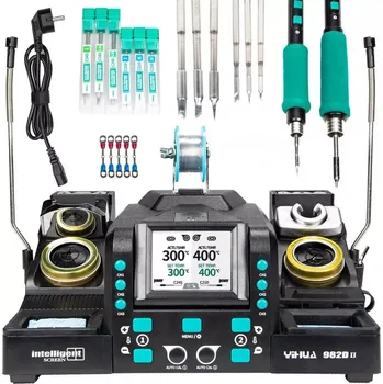 Páječka Pájecí stanice Yihua 982D-II 2 v 1 (hroty C245, C210) pro SMD