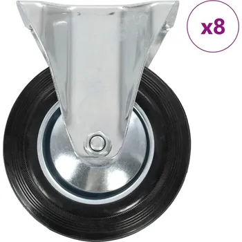 zvedák vidaXL 8 ks pevná kolečka 160 mm [277981]