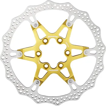 Brzda na kolo Brzdový kotouč Reverse Alloy/Steel 160mm - Gold