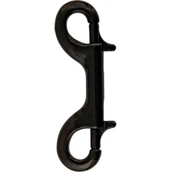 Karabina dvojitá nerezová - MILITARY, TECLINE 120mm