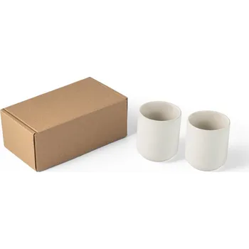 Termohrnek STRICKER Sada keramických šálků OWENS Barva: pastelově bílá