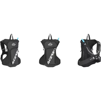 Zavazadlo na motocykl Batoh s picím vakem / picí vak ACERBIS ACQUA DRINK BAG/BACKPACK objem batohu 5 litrů, objem picího vaku 2 litry, barva černá/bílá (Mototašky, motobrašny, batůžky na motocykl)