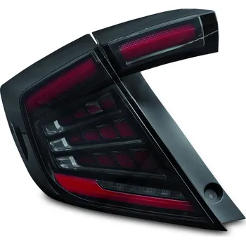 Zadní světlomet TUNING-TEC Zadní světla Honda Civic X 16-21 HATCHBACK kouřová LED SEQ