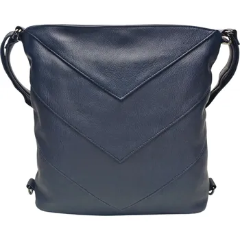 Kabelka Velká tmavě modrá kabelka a batoh 2v1 Gloria