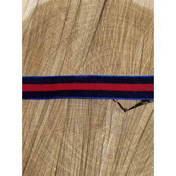 Stuha Sametová stuha šíře 15 mm barva modrá červená