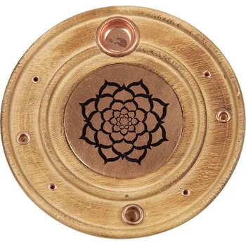 Vonná tyčinka Stojánek na vonné tyčinky talířek symbol Lotos 10 cm