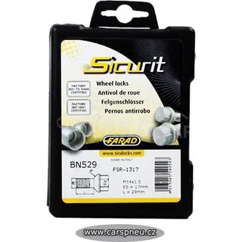 Autodoplněk Bezpečnostní šrouby SICURIT | BN529 | M14x1,5x29 | kulová R13