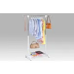 Vikio Stojan na šaty s poličkou bílý chrom ASS104B
