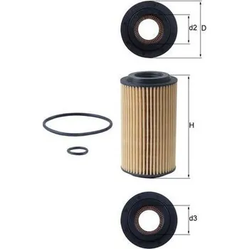 Olejový filtr Olejový filtr MAHLE OX 153D4