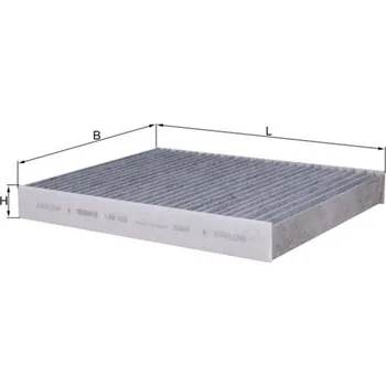 Ventilátor topení a klimatizace Filtr, vzduch v interiéru KNECHT LAK 153