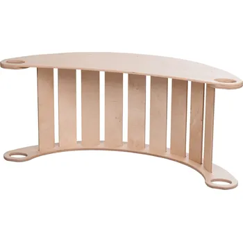 Hračka pro nejmenší AMBRILO Stolová deska NATURAL pro Montessori houpačku XXL 6v1