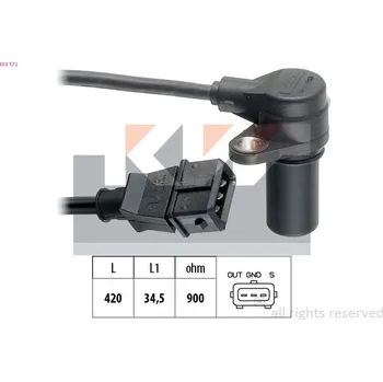 Kliková hřídel Generátor impulsů, klikový hřídel KW 453 173