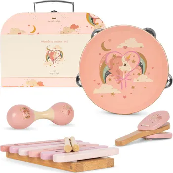 Hudební nástroj pro děti KONGES SLOJD Sada hudebních nástrojů - FSC RAINBOW MIX