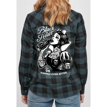 Dámská Košile BLACK HEART SNOW WHITE Barva: Zelená, Velikost: 3Xl