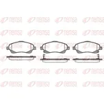 Sada brzdových destiček, kotoučová brzda REMSA 1046.02