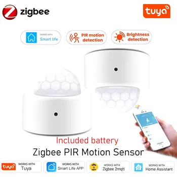 Pohybové čidlo Mini Zigbee PIR senzor pohybu s lux senzorem