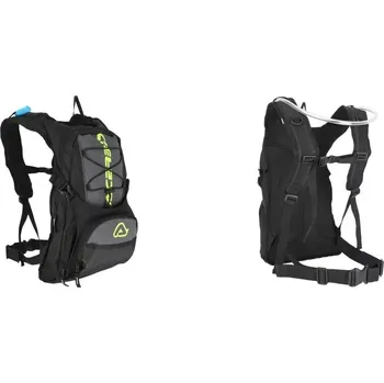 Zavazadlo na motocykl Batoh s picím vakem / picí vak ACERBIS H20 DRINK BAG/BACKPACK objem batohu 10 litrů, objem picího vaku 3 litry, barva černá/šedá/žlutá fluo (Mototašky, motobrašny, batůžky na motocykl)