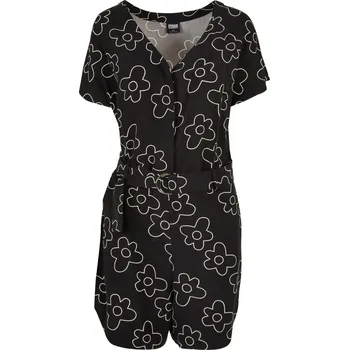 Dámský overall Dámský overal URBAN CLASSICS TB4096 BLACK FLOWER L
