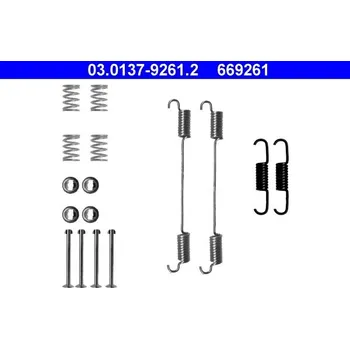 Brzdová čelist Sada příslušenství, brzdové čelisti ATE 03.0137-9261.2