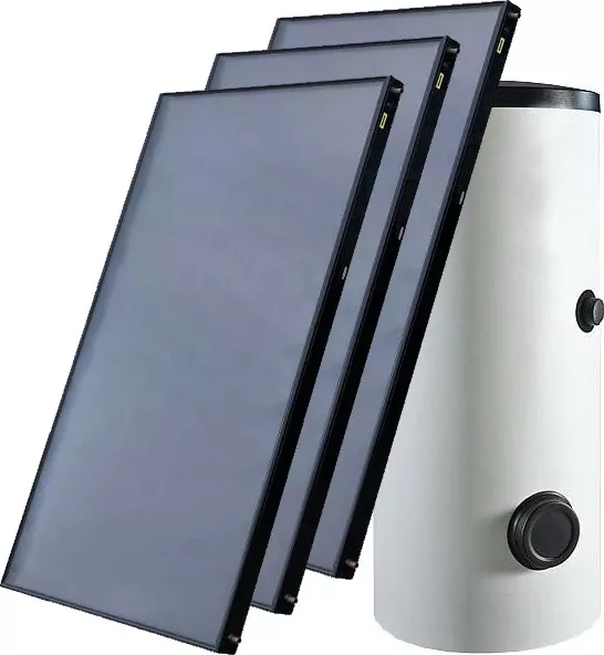 Kompletní sestava pro solární ohřev TUV, pro 4-6 osob se zásobníkem 300 ltr. (Solární ohřev TUV, pro 4-6 osob, zásobník 300 ltr.)