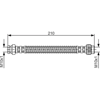Brzdová hadice Brzdová hadice BOSCH 1 987 476 867