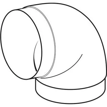 Příslušenství pro digestoř DOMUS systém 150 koleno 90° kulaté