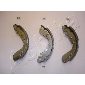 Brzdová čelist Sada brzdových čelistí ASHIKA 55-04-493