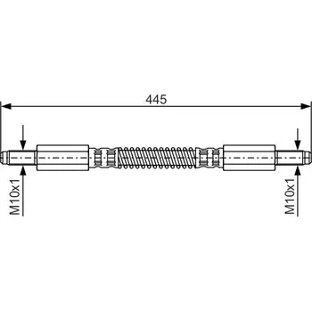 Brzdová hadice Brzdová hadice BOSCH 1 987 476 925