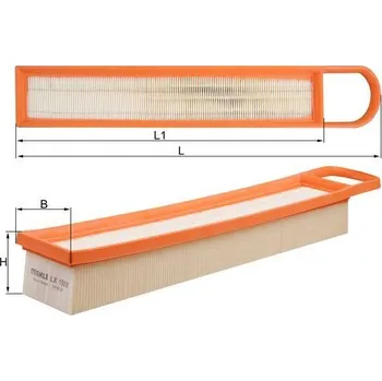 Vzduchový filtr Vzduchový filtr MAHLE LX 1969