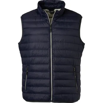 Pánská vesta Pánská péřová vesta JN 1138 navy-silver XL