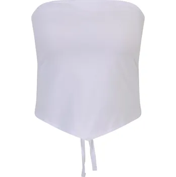 Dámské tílko URBAN CLASSICS TB6872A WHITE/BLACK XL