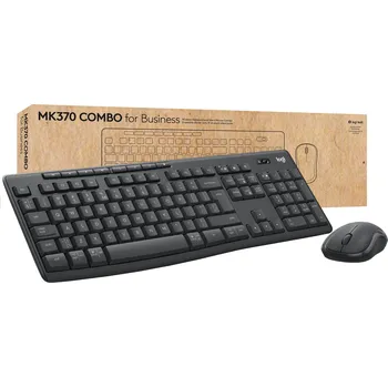 Logitech MK370 Advanced, bezdrátový set klávesnice a myši (Qwertz DE) - černá