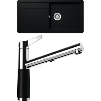 Granitový dřez Set Schock S3-5 (dřez Toledo D-100L Puro + baterie SC-510.120 Puro)