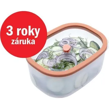 Dóza na potraviny STATUS Fresko vakuová dóza 1,4l 177156, lososová