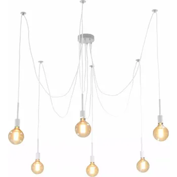 Stojací lampa STROPNÍ SVÍTIDLO 6 RAMEN BÍLÉ ZD74B